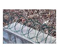 Barriera di sicurezza galvanizzata del recinto di filo metallico del rasoio a spirale doppio per la soluzione di sicurezza durevole ed affidabile di perimetro di protezione