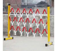 Barriera di sicurezza mobile pieghevole retrattile, espandibile, 1,2 m x 2 m, per traffico pedonale industriale per un efficace controllo della folla e sicurezza del sito