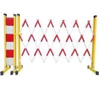 Barriera di sicurezza mobile pieghevole retrattile, espandibile, 1,2 x 2 m, per traffico pedonale, barriera industriale in metallo per controllo della folla e sicurezza del sito