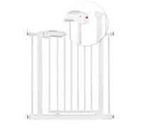 Nukido Safety Barrier, Safety Railing, Safety Railing, Safety Gate, Staircase and Stair Door, Distance Gate for Children, Child Safety, Adjustable Width 75-85 cm, White