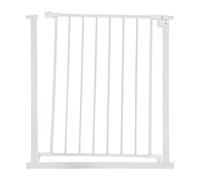 Barriera di Sicurezza per Scale Relaxdays, 75-80 cm, Senza forature, per Bambini, barriera per Porte, Bianca