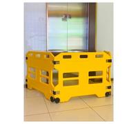 Barriera di sicurezza pieghevole portatile per zone di lavoro magazzini sicurezza traffico - facile installazione design ideale per la costruzione e la gestione di eventi