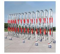 Barriera di sicurezza portatile Barriera espandibile in acciaio inossidabile Recinzione estensibile per la gestione del traffico, ideale per ingressi stradali(1.1x1m)