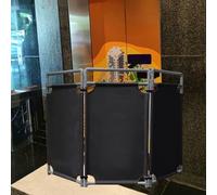 Barriera di Sicurezza, Recinzione di Sicurezza Pieghevole espandibile a 3 Pannelli - barriera di Sicurezza per Il Traffico Rossa/Nera con Simbolo di attenzione per la Manutenzione degli ASCE