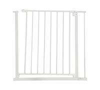 Barriera di Sicurezza Relaxdays per Scale, 82-87 cm, Senza Foratura, per Neonati e Bambini, Bianca