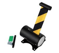 Barriera di sicurezza retrattile, 3 m, per interni ed esterni, con cintura gialla/nera, separatori di linea espandibili a parete per la gestione degli eventi