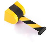 Barriera di sicurezza retrattile nastro 3 m resistente alle intemperie alloggiamento in ABS ideale per punti di ingresso sicuri in aeroporti, banche scuole, colore: C