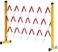 Barriera di sicurezza stradale portatile espandibile, facile da montare, pieghevole, recinzione di sicurezza stradale rossa per controllo della folla, dimensioni: 1,2 m x 2 m, ideale per eventi e