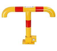 Barriera di stazionamento pieghevole, Barriera di sicurezza for parcheggio a forma T, barriera pieghevole, intercettatore corsia, pali(Yellow)