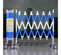 Barriera di Transenna Stradale con Pulegge Bloccabili | Barricata Mobile Espandibile, Stabile e Resistente, per La Gestione Del Traffico o Della Folla(3m/9.8ft)