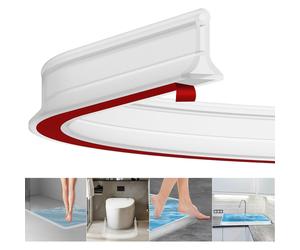 Barriera Doccia Ferma Acqua, 2M Soglia Doccia Autoadesiva, Striscia Di Chiusura