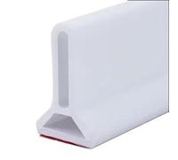 Barriera Doccia Ferma Acqua Diga for doccia pieghevole alta 50 mm, tappo for bagno, barriera e sistema di ritenzione, separazione tra asciutto bagnato, blocco soglia allagamento per Cucina(White,80cm)