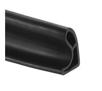 Barriera doccia pieghevole TPE 67\" per schizzi 1.18\"Lx1.77\"H nera