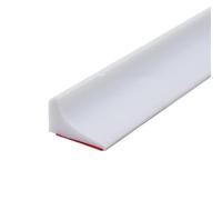 Barriera Doccia Striscia Di Ritenzione Dell'acqua In Silicone For Bagno Blocco Doccia Diga Barriera Contro Le Inondazioni Separazione Asciutta E Bagnata(WHITE,100cm 110)