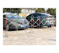 Barriera espandibile, Cancello a soffietto, Recinzione retrattile in acciaio inossidabile per magazzini, garage, vialetti e per la sicurezza delle piscine.(1.2x2.5m)