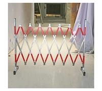 Barriera espandibile Portatile - Cancello Pieghevole Retrattile da 1,2 m/1,4 m, barriera di Sicurezza Resistente in Acciaio Inossidabile per Cantieri Esterni, Controllo del Traffico e gestio