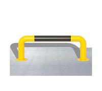 Barriera For Parcheggio Ner gialla, Barra Anti-collisione For Guardrail A Forma Di U, Blocco Paraurti Di Protezione, Altezza 30 Cm, For Scuole Residenziali(100x30cm)