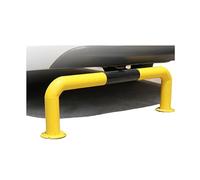 Barriera For Parcheggio Rotonda, Barra Anti-collisione For Guardrail A Forma Di U,blocco Paraurti Di Protezione,altezza 30 Cm,for Scuole Residenziali Parcheggi(100x30cm)