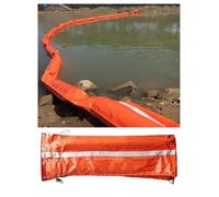 Barriera galleggiante in PVC for il contenimento di sversamenti di petrolio - Resistente e riutilizzabile, ideale for fiumi, laghi e pronto intervento - Dimensioni personalizzate(350mm-32.8ft)
