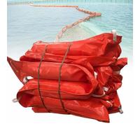 Barriera galleggiante in PVC per il contenimento del petrolio, contenimento fai da te per fiumi, laghi e risposta alle emergenze, con dimensioni personalizzabili, barriera riutilizzabile,0.8*10M