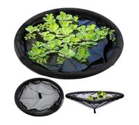 Barriera galleggiante per pesci flora: protezione per piante galleggiante, vaso galleggiante per laghetti, anello rotondo per piante galleggianti in stagni e acqua da giardino, decorazione per stagni