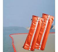 Barriera galleggiante riutilizzabile per olio, barriera galleggiante riutilizzabile in PVC per fuoriuscite di olio, per erba acquatica per laghi/oceani(L-20M,H-75cm)