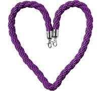 Barriera in corda di canapa per controllo della folla, 1,9 m, per la gestione delle code dei montanti ed elegante, ideale per eventi e luoghi