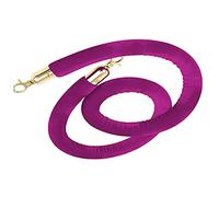 Barriera in corda di velluto, barriera in for il controllo della folla con ganci in metallo, sostegno in for spettacoli automobilistici, eventi su tappeto, in da 1/2/3 metri for(Purple1,4ft/120cm)