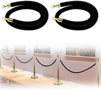 Barriera in corda di velluto di alta qualità per controllo della folla, soluzione elegante per la gestione delle code per feste, concerti, eventi VIP, design elegante per maggiore accesso e sicurezza