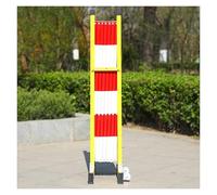 Barriera in metallo espandibile, barriera di sicurezza pedonale portatile per grandi folle, scuole e cantieri, design robusto e durevole