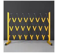 Barriera in metallo espandibile - Barriera stradale retrattile con ruote per la costruzione di garage stradali all'aperto sicurezza e sicurezza parcheggio