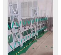 Barriera industriale pieghevole espandibile, 1,2 x 3 m, barriera di sicurezza flessibile verde e argento per protezione temporanea dei pedoni