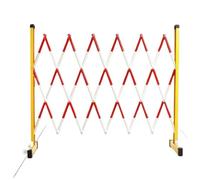 Barriera metallica espandibile con rotelle Barriera di sicurezza pieghevole retrattile for il traffico multicolore 1,2x(2-6) m(1.2 * 2m)