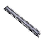 Barriera morsettiera Blocco 660V 15A doppia 30P DIN guida Base vite Connett
