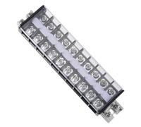 Barriera morsettiera Blocco 660V 30A doppia 10P DIN guida Base vite Connett
