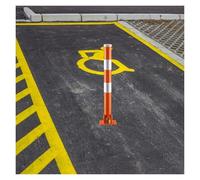 Barriera parcheggio garage, palo sicurezza casa scuola, parcheggio pieghevole per vialetto strada, barriera alta visibilità per zone traffico sensibili, parcheggio, magazzino