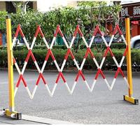 Barriera pedonale retrattile - Barriera stradale in metallo espandibile - Guardavia mobile pieghevole di sicurezza per il controllo degli eventi, la gestione della folla e le soluzioni di pubblica