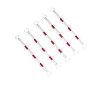 Barriera per coni stradali, Cono stradale retrattile, confezioni multiple, rosso, bianco, giallo e nero, 3,3-7,2 piedi, espandibile con pellicola riflettente(5pack-red/White)