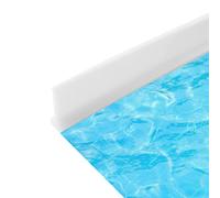 Barriera per Doccia, 39 Inch/100cm Autoadesiva Silicone Doccia per Acqua Barriera Pieghevole e Sistema di Ritenzione, Soglia Della Porta Della per Separazione Bagnata e Asciutta