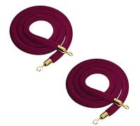 Barriera per folla Corda di velluto, Corda barriera in velluto multicolore 1-2,2 m pezzi senza candelieri(Purple,1.9m (6.2 feet))