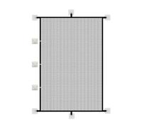 Barriera per Gatti, Recinzione Sicuro Anti-Fuga Scala, Barriera Di Sicurezza Pieghevole Griglia in Maglia con Protezione per Camera, Soggiorno, Cucina, Corridoio