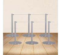 Barriera per Il Controllo della Folla con Corda, Barriere di Controllo Della Folla, per Esposizioni di Auto, Musei, Gallerie D'Arte, Impediscono Il Contatto Ravvicinato, Base Stabile