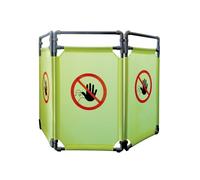 Barriera per interni - NO ENTRY - 3 pannelli - 170 x 100 cm - PL - giallo