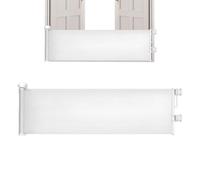 Barriera per porta retrattile - Recinzione di sicurezza 45 x 150 cm per e animali, barriera scale per cani, protezione scale porte casa cuccioli uso