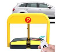 Barriera pieghevole per parcheggio, dissuasore di sicurezza per vialetto, telecomando con 2 telecomandi, set di blocco automatico per parcheggio
