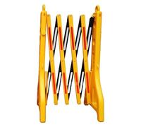 Barriera pieghevole retrattile, Recinzione di sicurezza for cantieri, barricata pieghevole, barriera stradale portatile for luoghi con grandi folle, scuole e, giallo