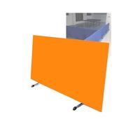 Barriera Portatile Leggera For Stadi, Scuole, Ping Pong, For Un Utilizzo Più Rapido E Semplice(Orange,140x75cm/1pieces)