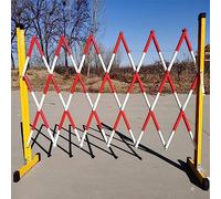 Barriera retrattile - Barriera di sicurezza portatile gialla per il controllo della folla 1,2 x guardrail per scuole eventi uso esterno - soluzione di gestione efficace per la sicurezza