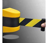 Barriera retrattile da parete, per un efficace controllo della folla, impedisce l'accesso alle aree pericolose, ideale per la gestione degli eventi e soluzioni di sicurezza