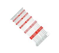 Barriera Retrattile for Coni Traffico Di Sicurezza for Coni Stradali - PVC Resistente E Retrattile Da 6 Piedi A 10 Piedi, Ideale for Vialetti Ed Eventi(Red 1.25m-2m(4.1ft-6.56ft),15PCS)